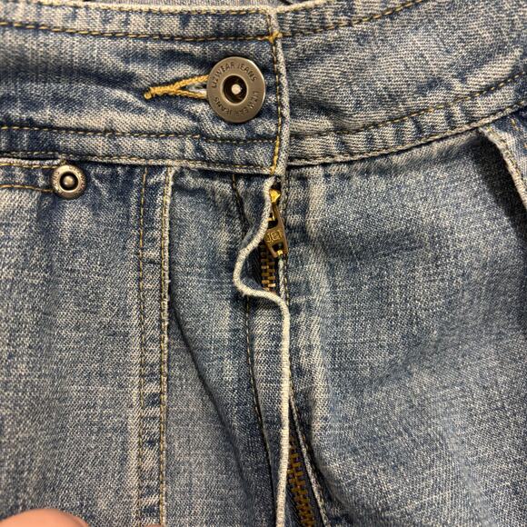 Y2K, retro Liz Claiborne light wash denim skort, size 12 - Picture 5 of 12